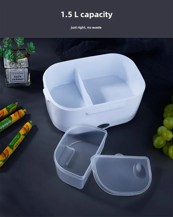 Portable Electric Heated Lunch Box – Rechargeable & Insulated for Hot Meals Anywhere