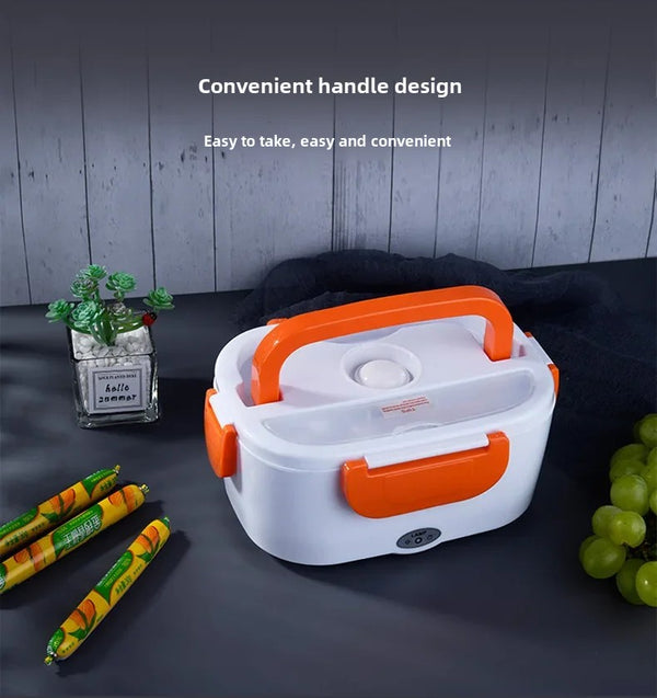 Portable Electric Heated Lunch Box – Rechargeable & Insulated for Hot Meals Anywhere
