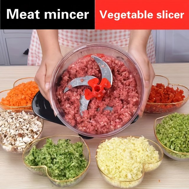 Multi-Function Shredder Vegetable Cracker Hand Stir Meat Meat Grinder Machine