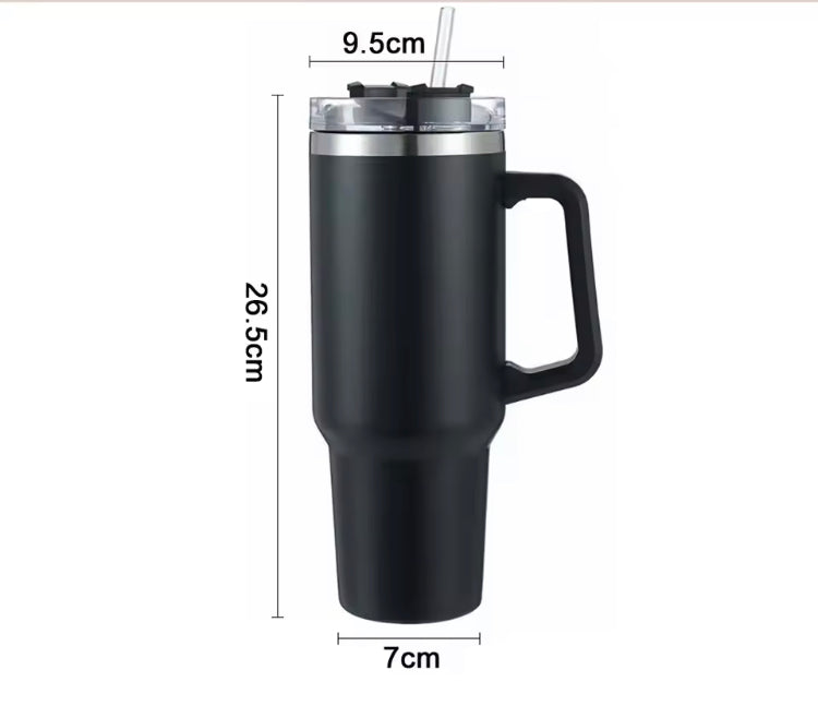 Stainless Steel Tumbler with Straw 1200 ml Different Colors - Hot Selling 2025
