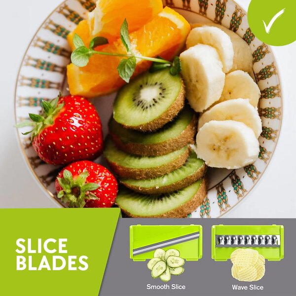 Multifunctional 15 in 1 Vegetable Slicer Cutter Shredders Slicer With Basket