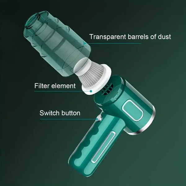 Smart Rechargeable 3 in 1 Vacuum Cleaner & Blower – Portable Power Cleaner