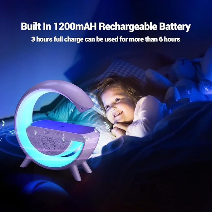 Led Wireless Charger Speaker