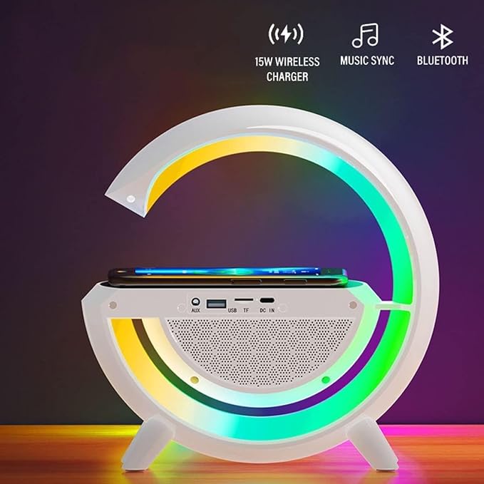 Led Wireless Charger Speaker