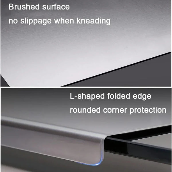 Multi-Purpose Stainless Steel Cutting & Chopping Board – Hygienic, Heavy-Duty Strong, Sleek, Sanitary