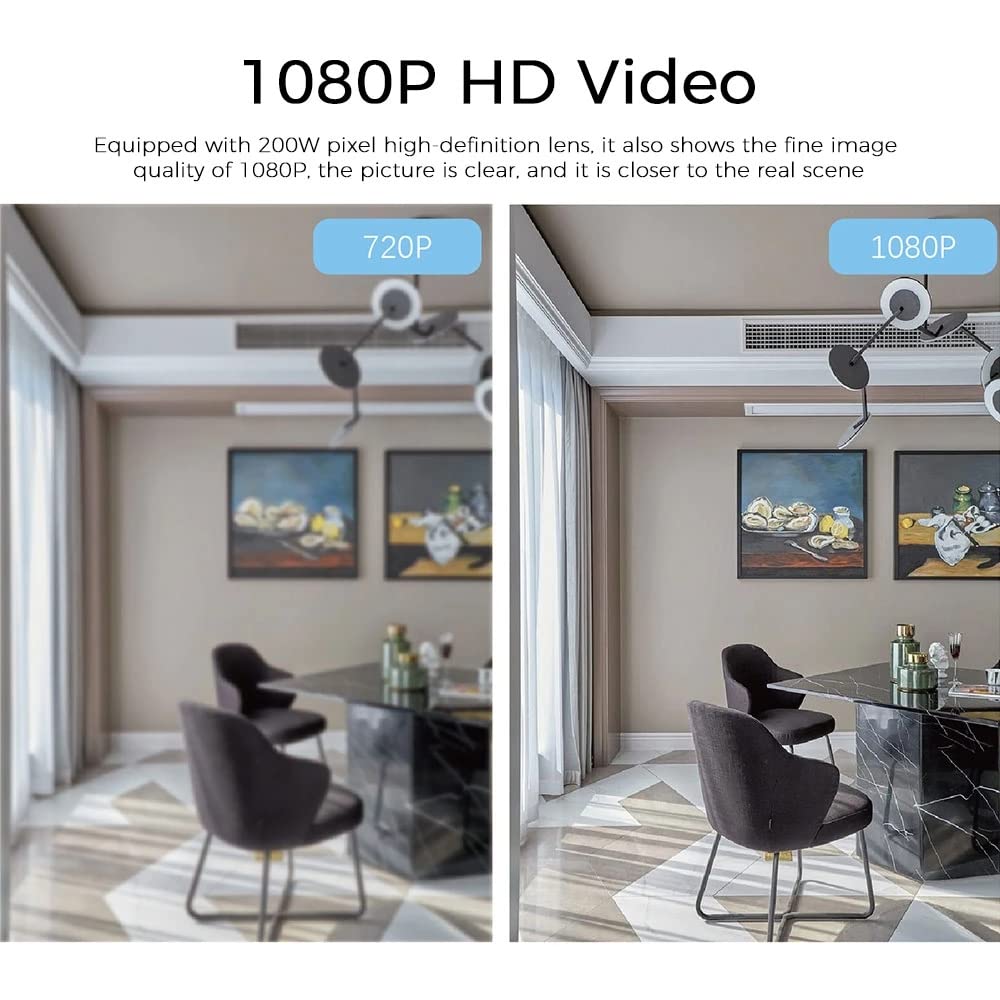 TECHNOVIEW WiFi Wireless CCTV Camera 1080p Bulb Shape