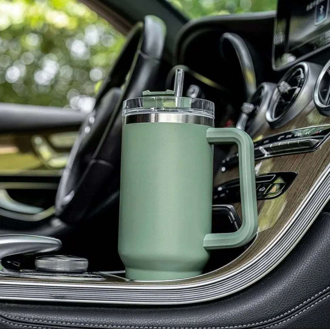 Stainless Steel Tumbler with Straw 1200 ml Different Colors - Hot Selling 2025