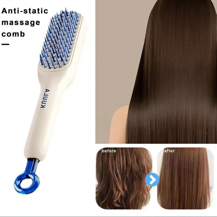 Self Cleaning Hair Massage Brush