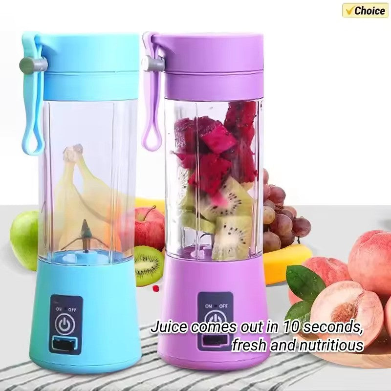 Rechargeable Portable 6 Blades Fruit Juicer 380 ml