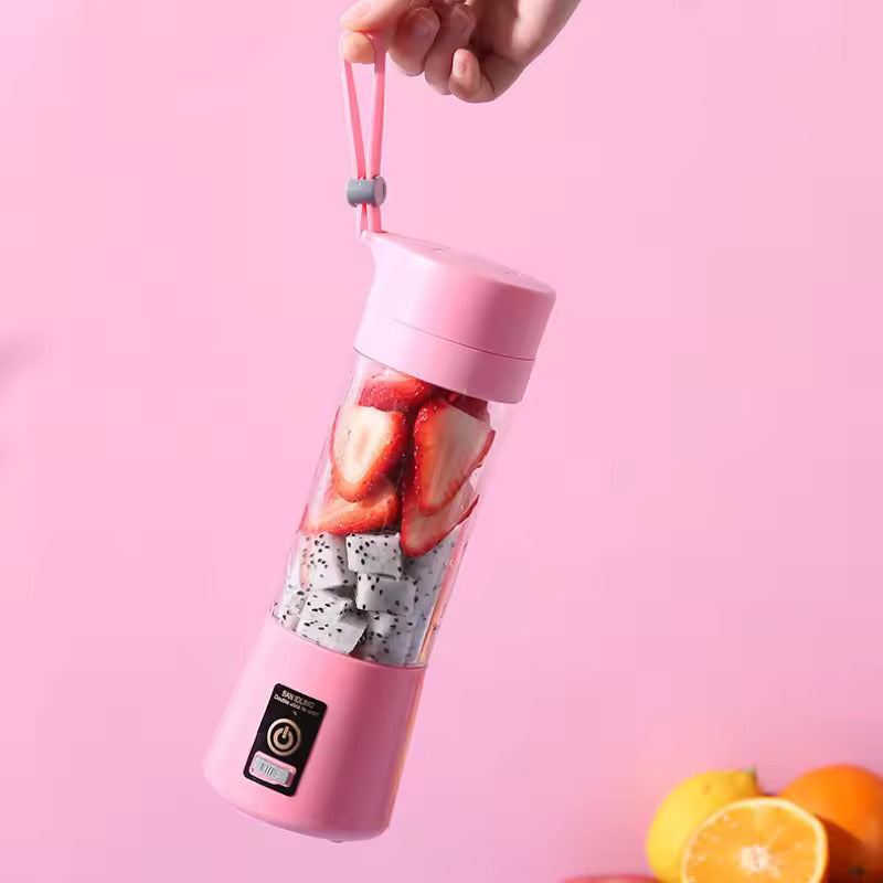 Rechargeable Portable 6 Blades Fruit Juicer 380 ml