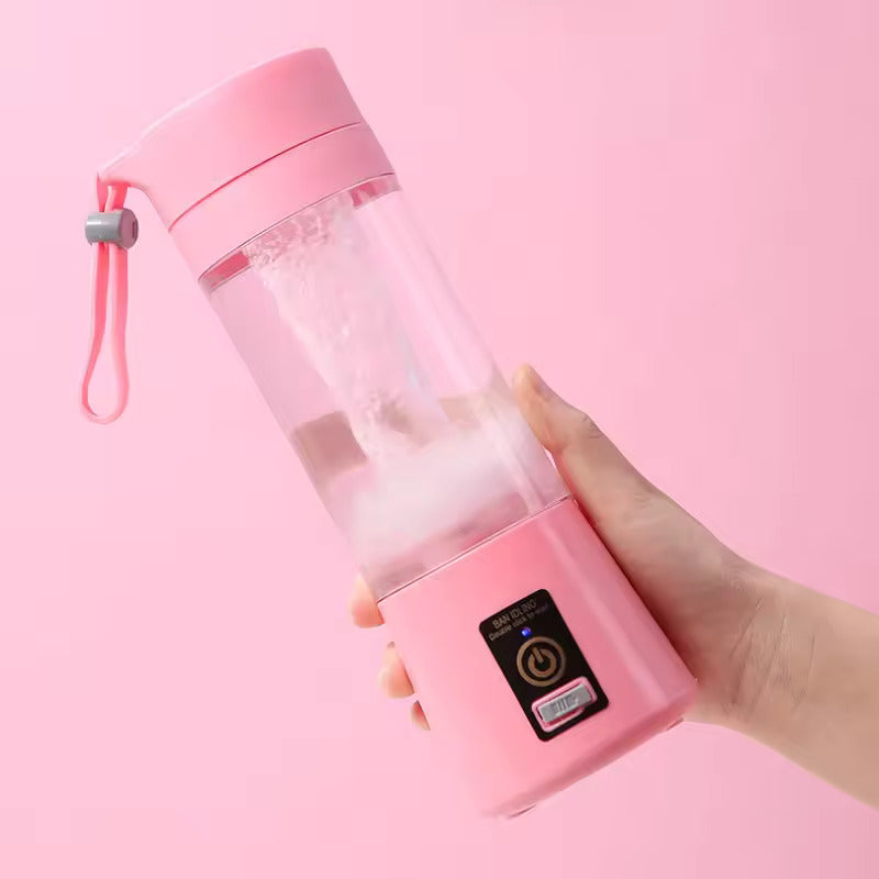Rechargeable Portable 6 Blades Fruit Juicer 380 ml