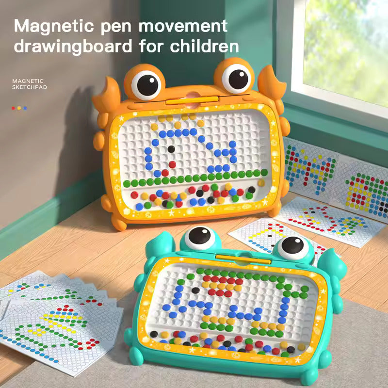 Magnetic Doodle Drawing Board – Fun Learning Toy with Dot Beads for Kids