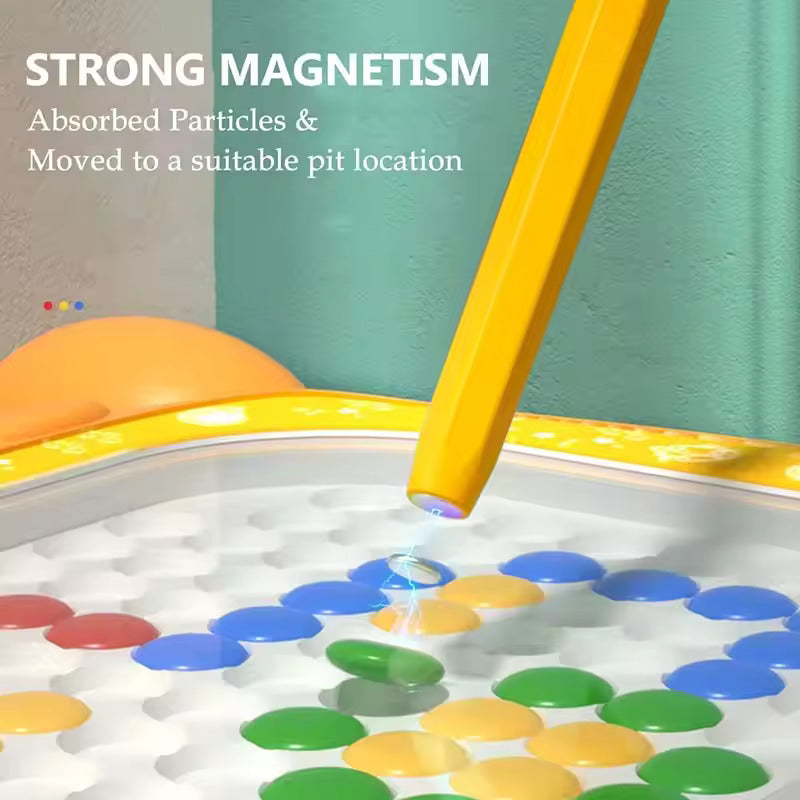 Magnetic Doodle Drawing Board – Fun Learning Toy with Dot Beads for Kids