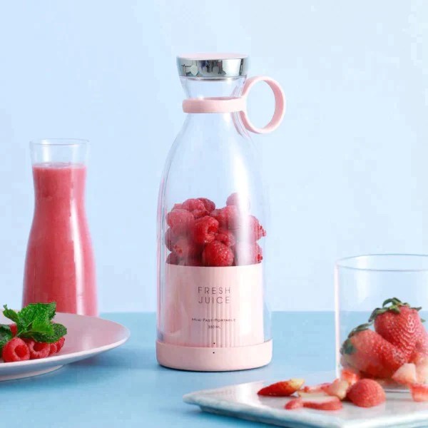Portable Mini Juicer USB Rechargeable 6 Blades