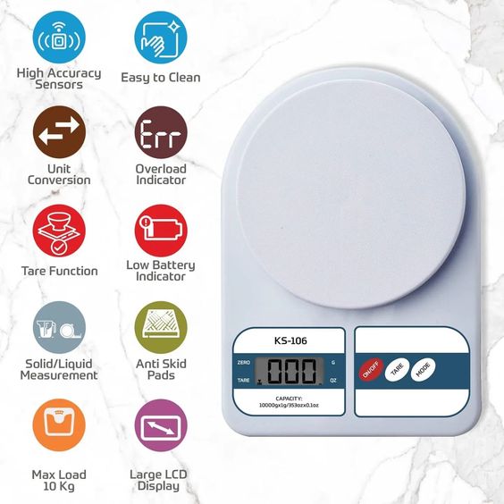 Electric kitchen scale
