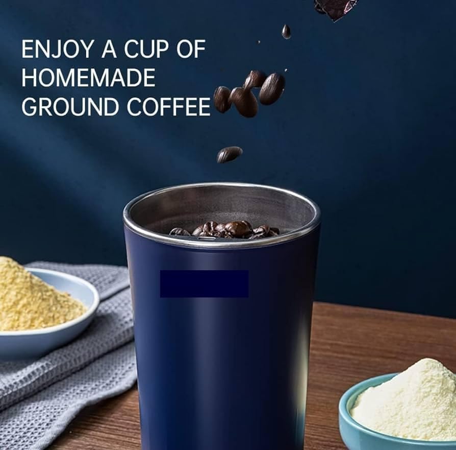Electric Spice and Coffee Grinder Stainless Steel Bowl - Heavy Motor