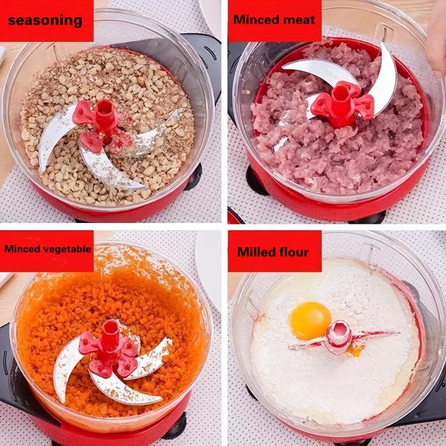 Multi-Function Shredder Vegetable Cracker Hand Stir Meat Meat Grinder Machine