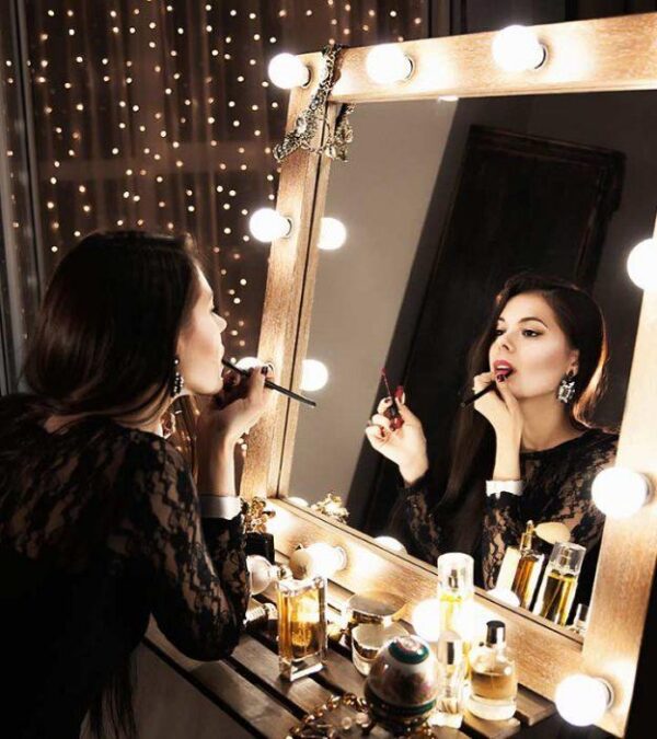 Vanity Mirror Fill Light Adjustable Luminance 3 Colors Led Usb Wall Bulbs String For All Pretty 3 Colors Dimmable Vanity Light