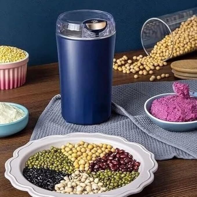 Electric Spice and Coffee Grinder Stainless Steel Bowl - Heavy Motor